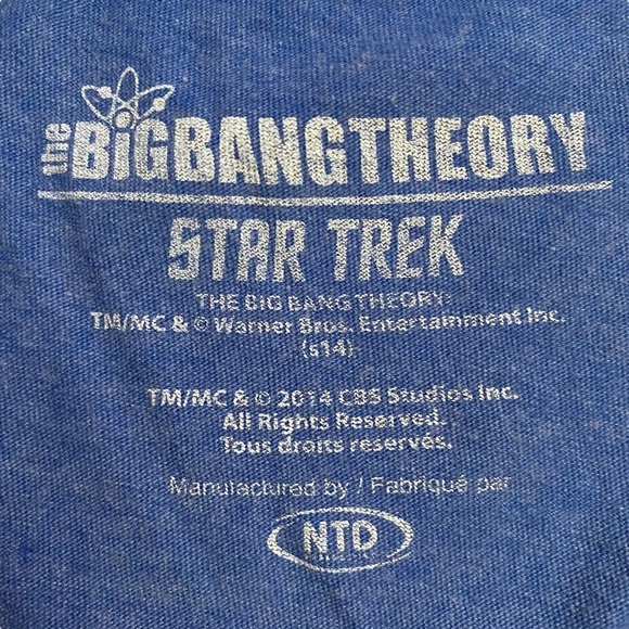 Star Trek Big Bang Theory Sheldon Live Long and Prosper Short Sleeve Tee Large L - Picture 4 of 16